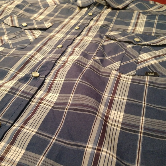 Coastal Pearl Snap Western LS Mens 2XL - Picture 6 of 6